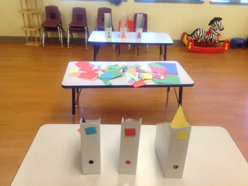 Illustration for article titled Art Class! Sorting construction paper